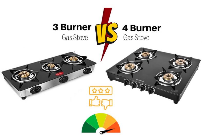 3 Burner Vs 4 Burner Gas Stove – Which Is Better?