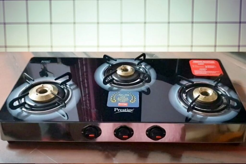 Butterfly Smart Glass 3 Burner Gas Stove