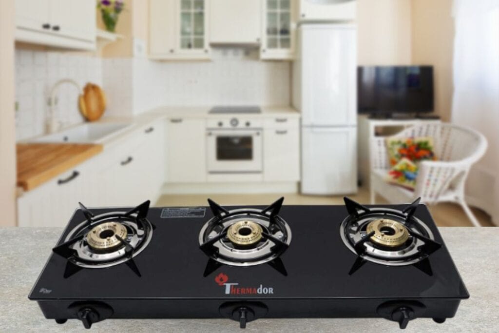 Thermador 3 Burner Auto Ignition Gas Stove